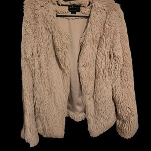 Sanctuary Plush Cream Teddy Jacket
